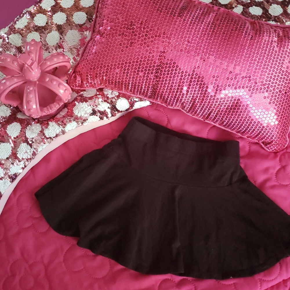 🍄 5 for $15 - Little Girl's Black Mini Skirt